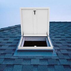 Roof Hatch, Roof Security Door, Roof Access Hatch Modern Square White NEW