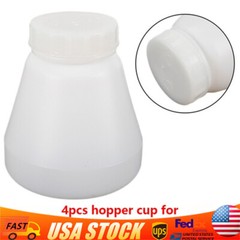 4 Pcs Hopper Cup Bottle For Powder Coating System Pc02 Pc03 Paint Spray Gun