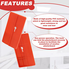 10 Pcs Drywall Support Tools – Hold Plaster Board in Place During Installation