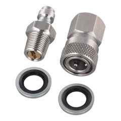 8mm Quick Disconnect Connector Male and Female Set for 1/8 NPT Air Pipe Systems