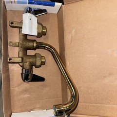 Glacier Bay 2 Handle Laundry Faucet Rough Brass 238 178