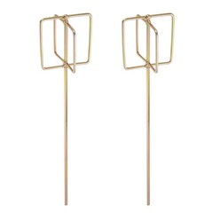2pcs Paint Mixer Drill Attachment – 1-5 Gallon Bucket Stirrer Paddle for Paint,