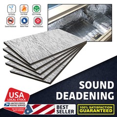 37sqft Car Sound Deadening mat Butyl Automotive Sound Deadener Noise 12″x 16″