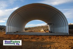 Steel Factory Mfg S40x40x16 Prefab Metal Arch Storage Building Garage Barn Kit