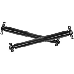 2 Rear Struts Shocks Honda Pilot 3.5L 2009-2015 13.33in Comp Double Pipe Black