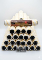25 Pack PP Core Shed-Resistant 18″ Microfiber Paint Roller Covers – 1/2″ Nap