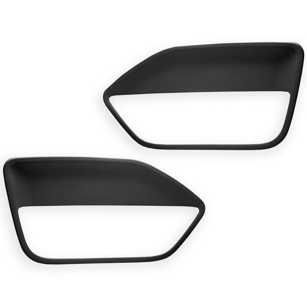 Front Door Panel Inserts for Mustang 2005-2009 Black 2 PCS