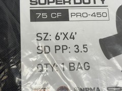 RAM PRO-450 Super Duty Insulation Vacuum Bag 75CF 6×4 Polypropylene New Sealed