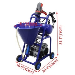 Open Box! 220V Dual Power Polyurethane Foam Spray Machine Putty Sprayer 50L