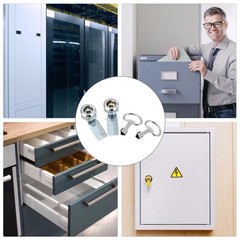2 Count Locks for Cupboards Mechanical Vehicle Cabinet Distribution Electric