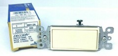 15A 120V Residential Grade Single Pole Side Wired Rocker Switch FREE SHIP c