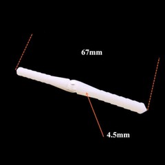 Φ2.5mm/4.5mm Plastic Needle Pin Hinge RC Plane Helicopter Aircraft DIY Fix Wing