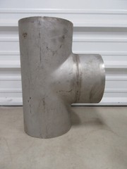 10″ Stainless Steel 304 Pipe TEE 12 ga. Butt Weld Pipe