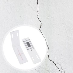 Concrete Crack Gauge Acrylic L Shape Crack Gauge Monitor for Crack
