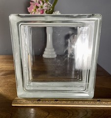 VINTAGE WECK CLEAR WINDOW BLOCKS/SHOWER BLOCKS, RECLAIMED, MADE IN GERMANY