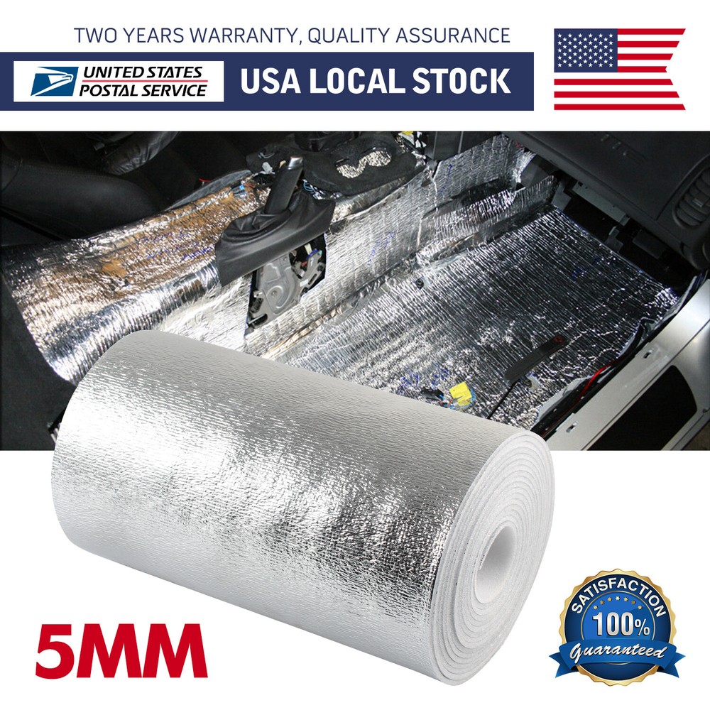 80″x40″ 197MiL Reflective Foam Insulation Heat Thermal Shield Radiant Barrier