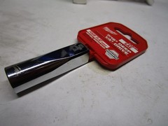 1/4 in. Drive 7/16 in. SAE 6-Point Deep Socket with FOUR FLAT Sides