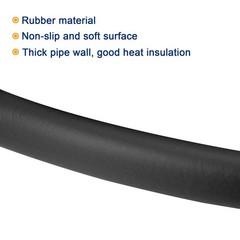 1Pcs 30mm ID 5mm Wall Thick 0.5m Foam Grip Tubing Black for DIY