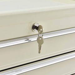 Replacement Lock Set with 2 Keys For Global Industrial 5-Drawer Medical Cart
