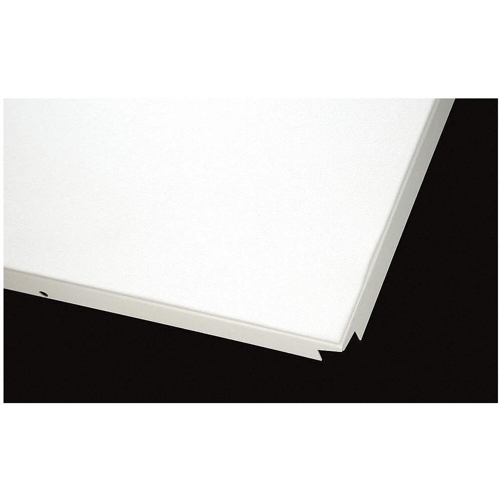 ARMSTRONG 5488P1WH Ceiling Tile,24 in L,24 in W,PK8 22XJ29