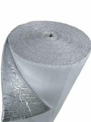WHITE / FOIL DOUBLE BUBBLE REFLECTIVE 48″ x 10ft. Concrete Slab Insulation R8