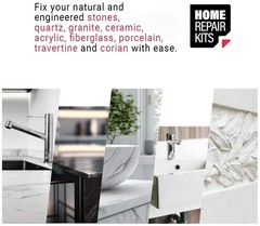 Granite Marble Repair Kit Clear Countertop Crack Chip Repair Solution