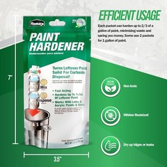 Homax Waste Away Paint Hardener, 12 Packs, 3.5oz – Fast Acting Paint Solidifi…