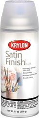 Moisture Resistant Spray Paint – 11oz Clear Satin Finish for Artists