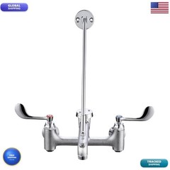 Sepaitek SP-FS001NR Mop Sink Faucet with Vacuum Breaker Wrist Handle 8in