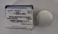 Ilco Mortise Cylinder Dummy Lock Set Brass Finish 7160DC-26D 26D 148675