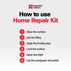 Granite Marble Repair Kit Clear Countertop Crack Chip Repair Solution
