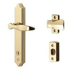 Ideal Security SK1215BB ML Lever Set for Storm and Screen Doors with Keyed De…