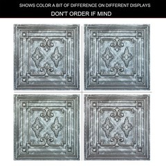 Art ceiling tile Embossed wall panels Salon 2’X2′ Tiles PL63 Antique tin 10pcs