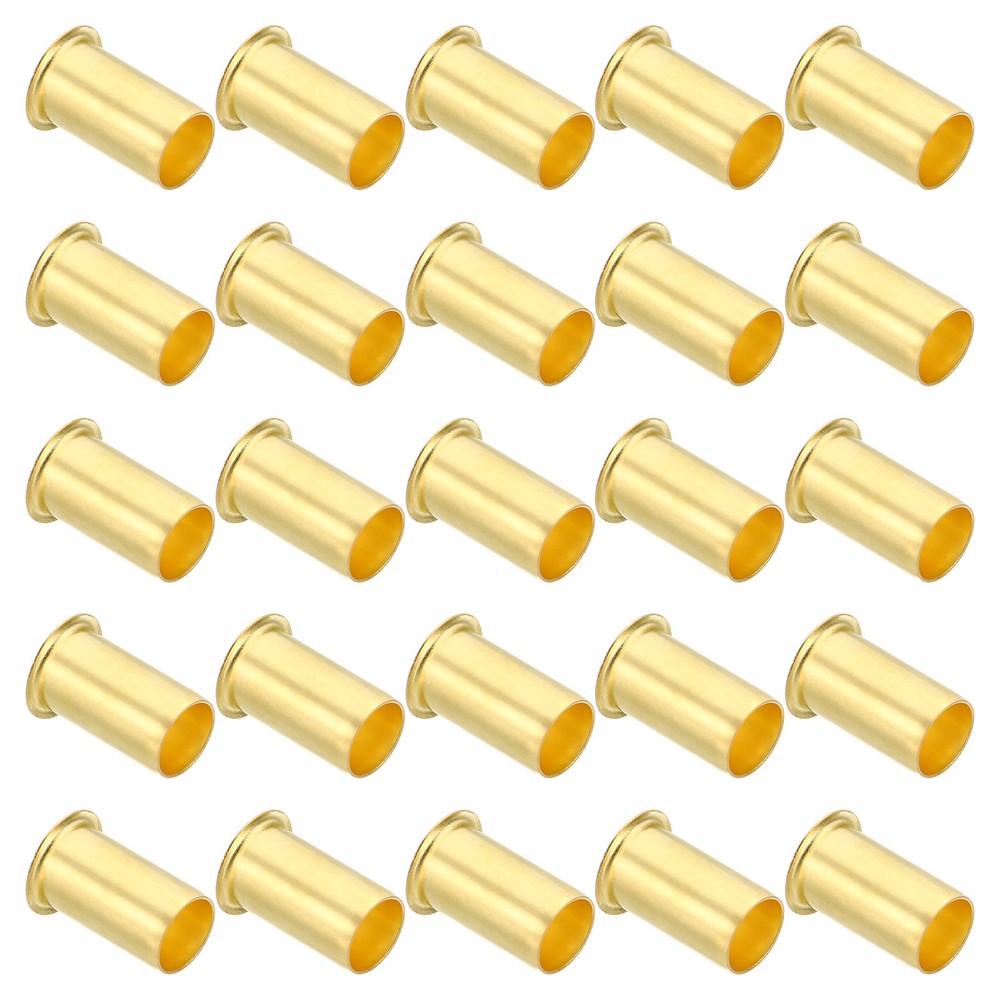 50Pcs Brass Compression Insert Compression Insert Tube Support for 1/2″ OD Tube