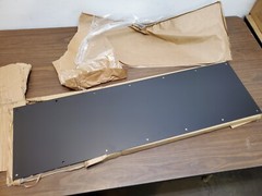 Rockwood K1050 BSP 10 34 Door Kick Plate, Black Suede Powder Coat SS 10 x 34 New
