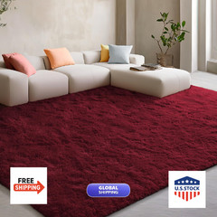Evoionos Ultra Soft Area Rug For Bedroom 4X6 Machine Washable Fluffy Shag Rug