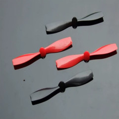 75mm Plastic Propeller Props 1mm Shaft Red/Black RC Model Aircraft Drone DIY