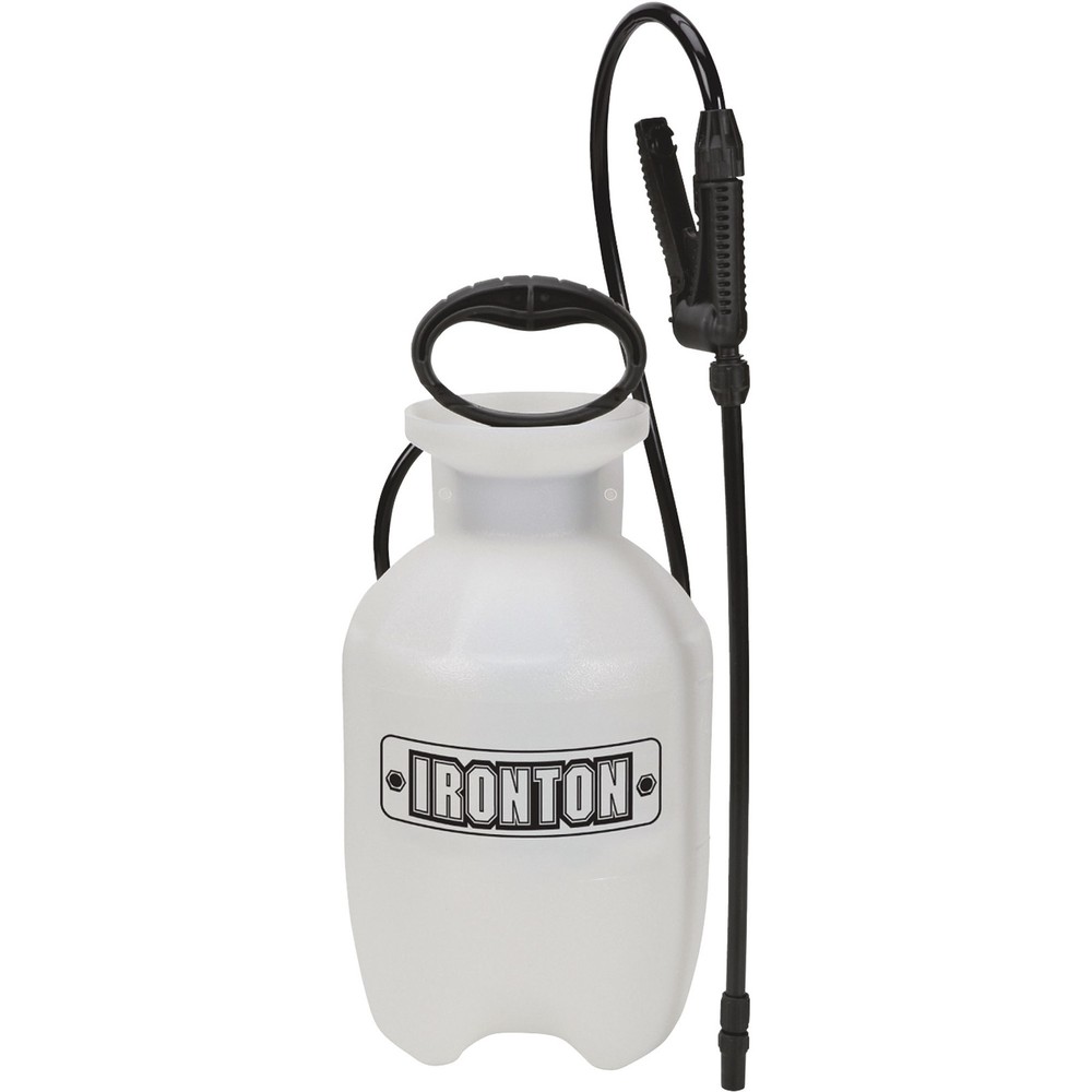 Ironton Portable Poly Sprayer, 1 Gallon, 45 PSI, Adjustable Nozzle, Anti-Clog
