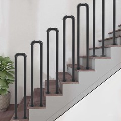 U-shaped Stair Handrail Floor Standing Handrails for Outdoor / Indoor Steps