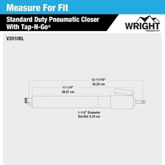 Alloy Steel EZ-Hold Dual Door Closer – Fits Medium to Heavy Doors, Easy Install