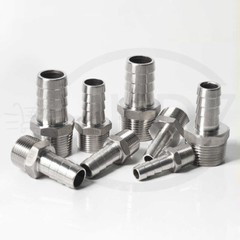 Stainless Steel Pipe Fittings BSP Male Thread 1/8″ – 4″ Barb Hose Tail Connector