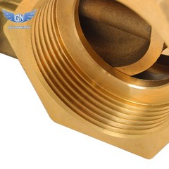 2-1/2″ NPT Brass Gate Valve, Heavy Duty Female Thread Manual Rotary Sluice Valve