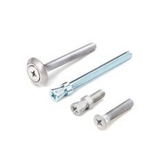 FHC Bolt Kit for Push Pull Handle Set Clear Anodized Glass Door Hardware