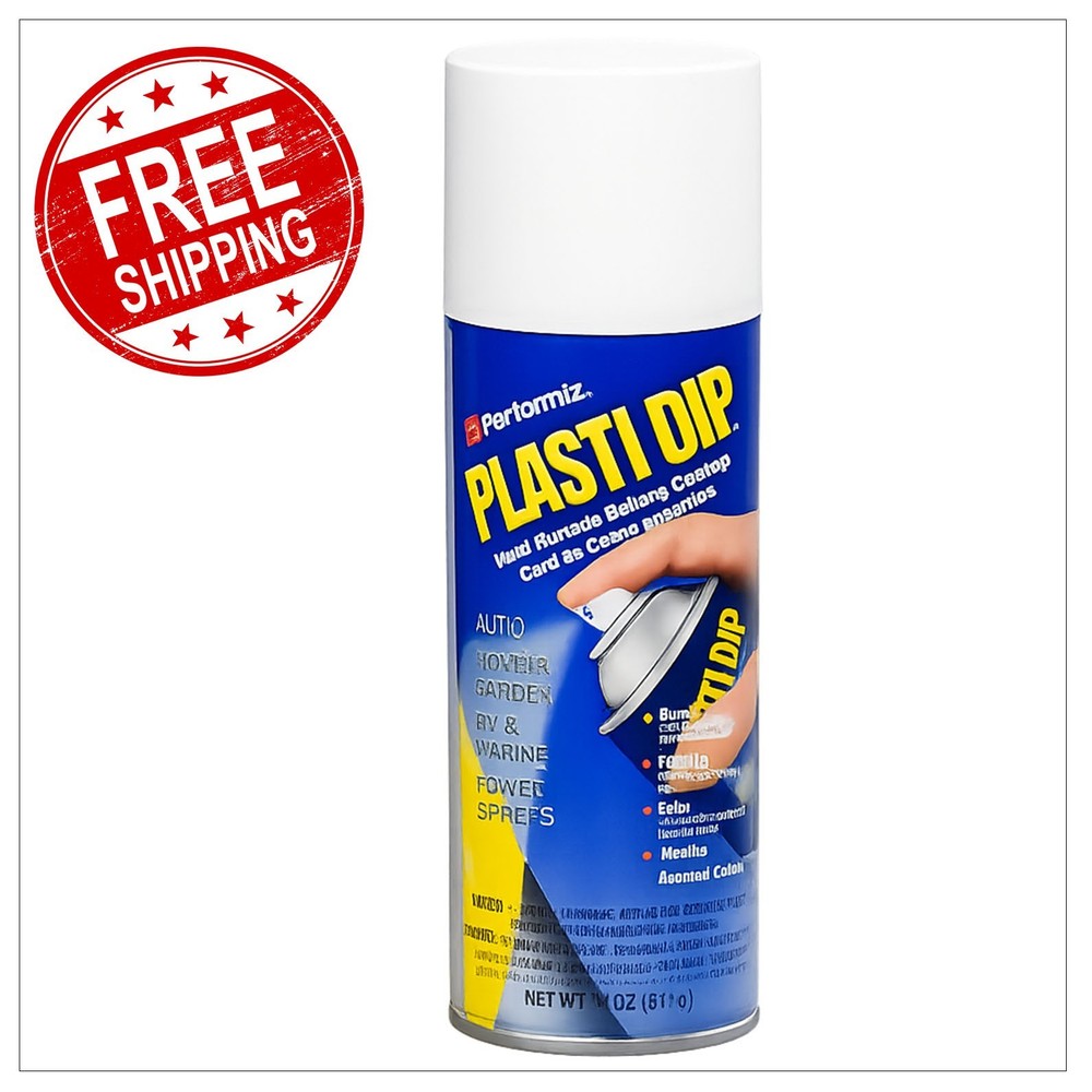 Plasti Dip Plasti-Dip 11-fl oz White Aerosol spray Waterproof Rubberized Coating