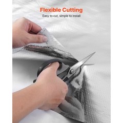 Uimoso Double Reflective Insulation Roll Perforated Radiant Barrier 48in x 125ft