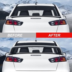 Black ABS Rear Trunk Spoiler Wing for Mitsubishi Lancer 2008-2017