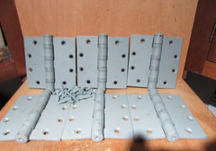 McKinney 6 Pc Butt Hinge Set #T4A 3786 4 1/2″ x 4 1/2″, Gray, NRP