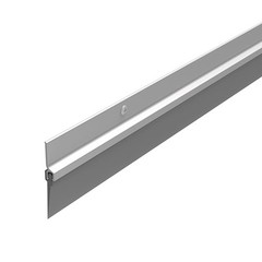 Brixwell Door Sweep with Vinyl, 36″ Length, 1-3/16″ Height, Mill Finish