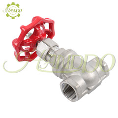 Heavy Duty 1/2″ NPT Stainless Female Thread Rotary Sluice Valve w/ Wheel Handle