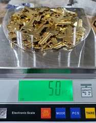 50 KW1 Brass Key Blanks for 5-Pin Kwikset and others LOCKSMITH FREE SHIPPING